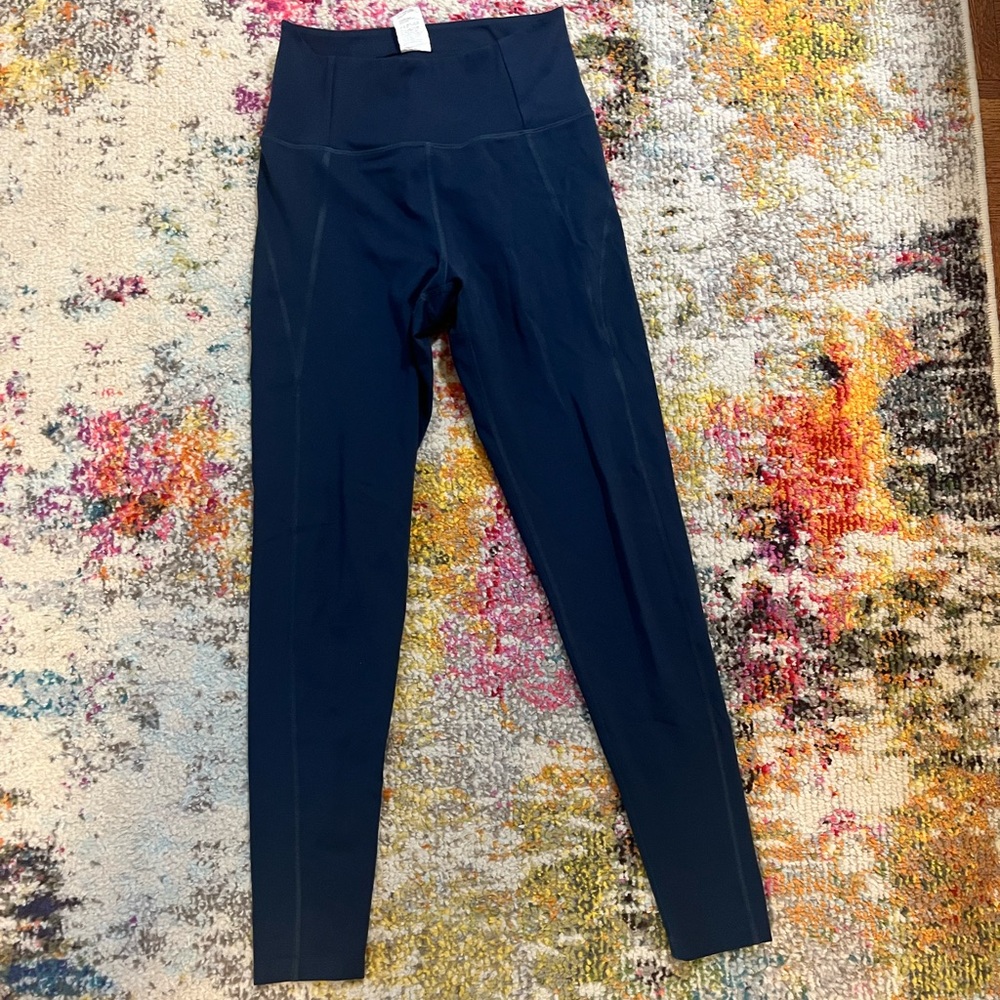 Girlfriend Collective High Waisted Full Length Leggings Midnight Size S